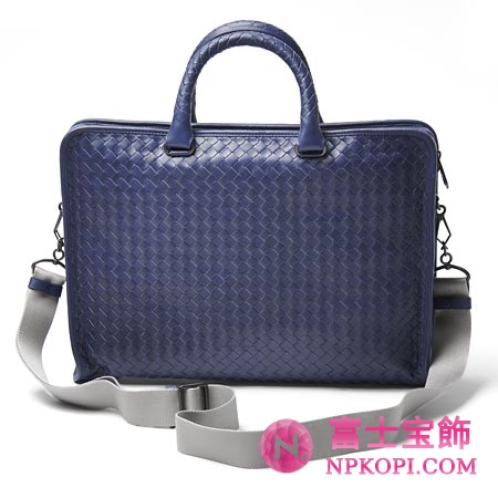 ボッテガヴェネタ/BOTTEGA VENETA/ レザーブリーフケース(２ＷＡＹ仕様) /ネイビー248395 vq131 4223